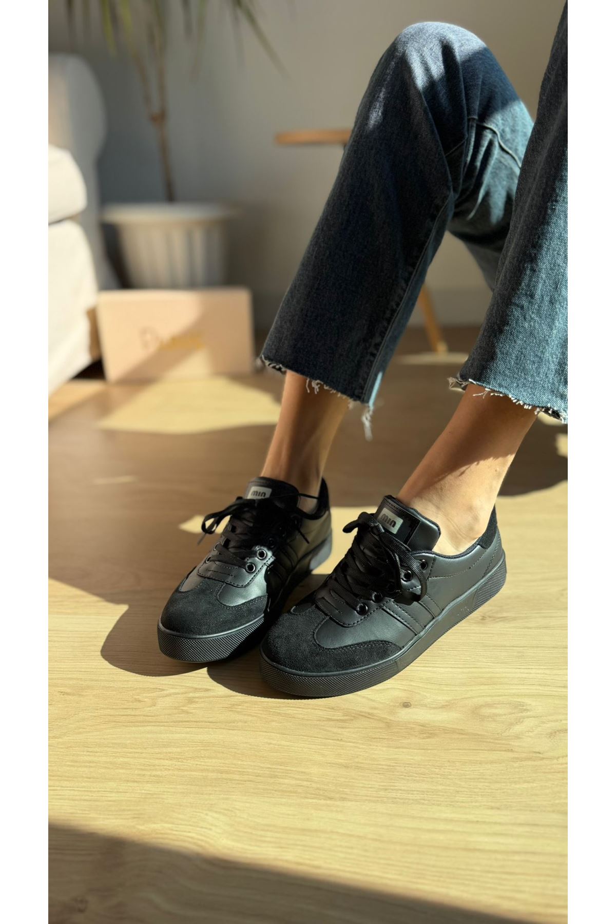 LENA Siyah Bayan Spor Ayakkabı