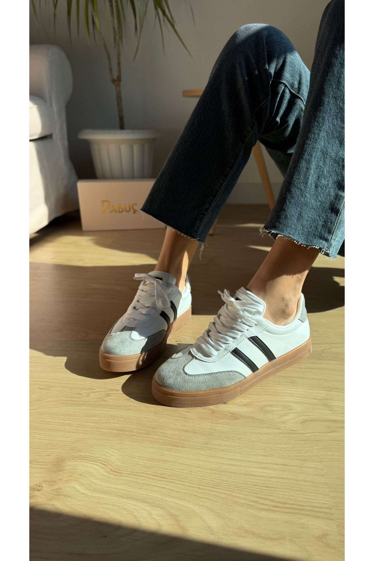 LUKKA Beyaz Bayan Spor Ayakkabı