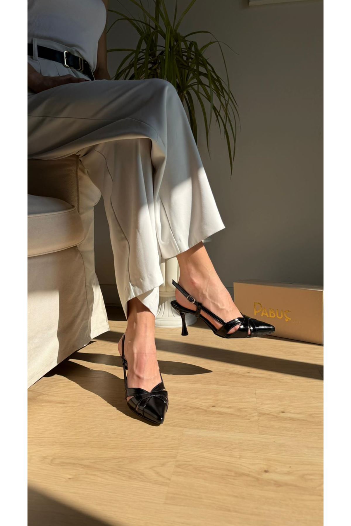 BONİTA Siyah Bayan Topuklu Ayakkabı