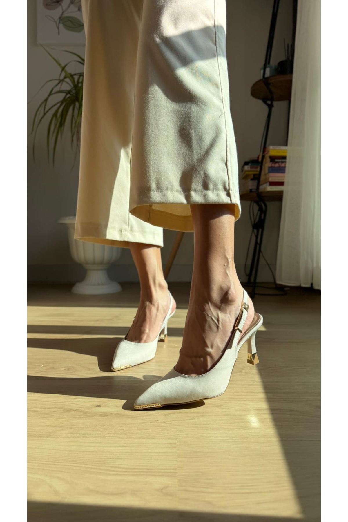 CERY Ten Bayan Topuklu Ayakkabı