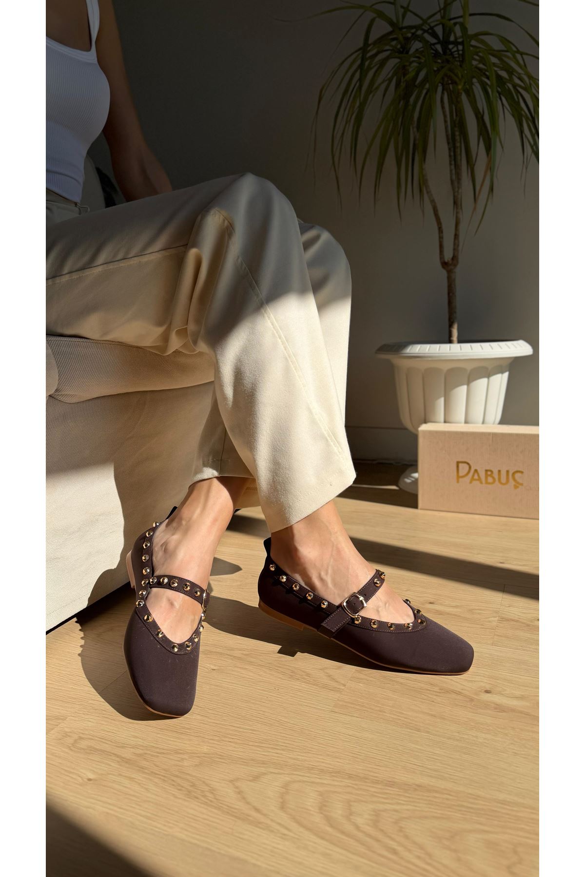 Lisy Kahve Bayan Babet