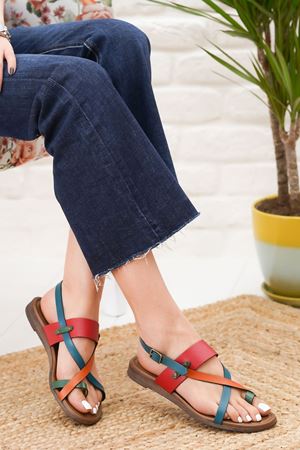 Verona Deri Multi Sandalet