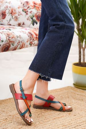 Verona Deri Multi Sandalet