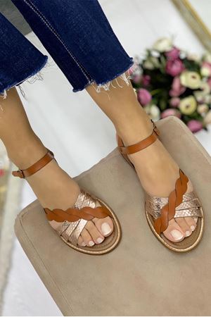 Carisa Deri Taba Sandalet
