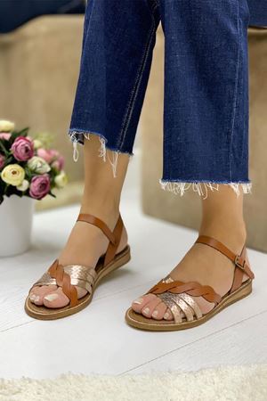 Carisa Deri Taba Sandalet