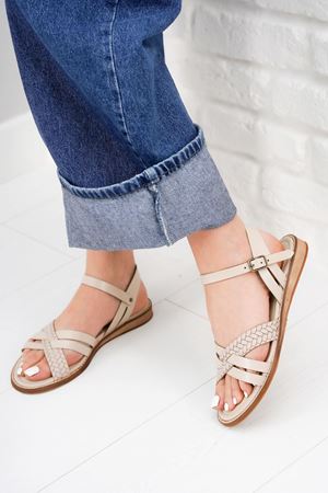 Bonita Deri Ten Sandalet