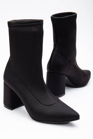 ROMANO Siyah Streç Bayan Bot