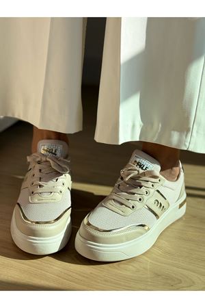 Rasha Krem Bayan Spor Ayakkabı