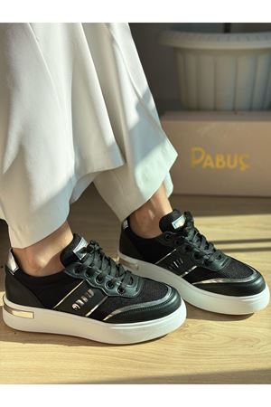 Rasha Siyah Bayan Spor Ayakkabı