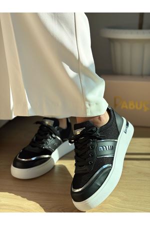 Rasha Siyah Bayan Spor Ayakkabı