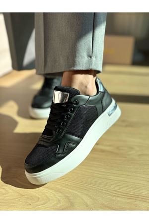 Cras Siyah Bayan Spor Ayakkabı
