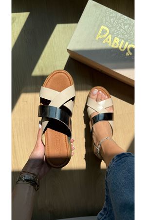 Focus Ortopedik Hakiki Deri Krem Terlik