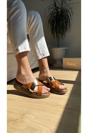 Focus Ortopedik Hakiki Deri Taba Terlik