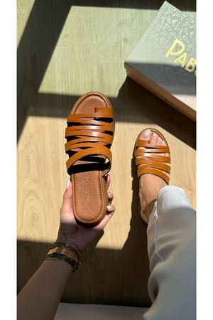 Royal Ortopedik Hakiki Deri Taba Terlik