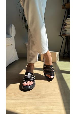 Royal Ortopedik Hakiki Deri Siyah Terlik