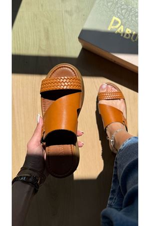 Elegans Ortopedik Hakiki Deri Taba Terlik