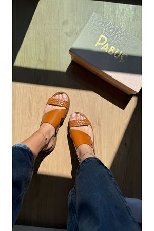 Elegans Ortopedik Hakiki Deri Taba Terlik