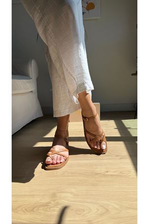 Havana Hakiki Deri Taba Sandalet