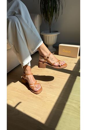 Dora Hakiki Deri Taba Sandalet