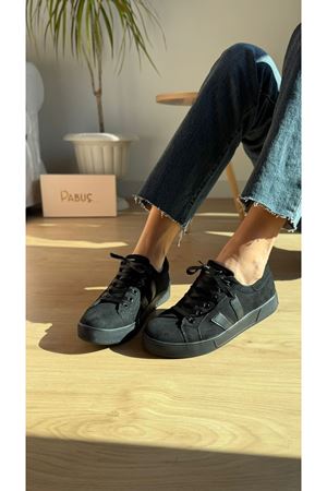 SAMANTA Siyah Bayan Spor Ayakkabı