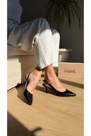 SİNYORA Siyah Bayan Topuklu Ayakkabı