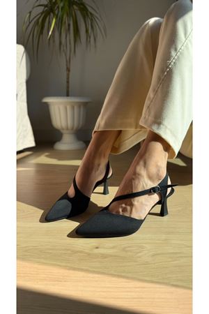 TORO Siyah Bayan Topuklu Ayakkabı