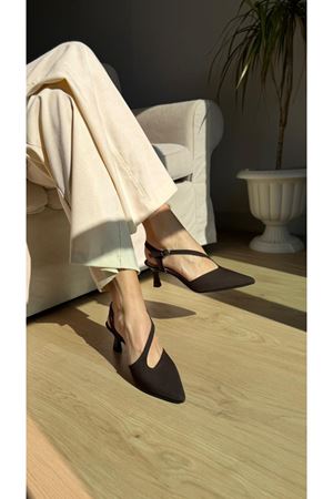 TORO Kahve Bayan Topuklu Ayakkabı