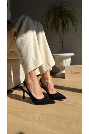 CATA Siyah Bayan Topuklu Ayakkabı