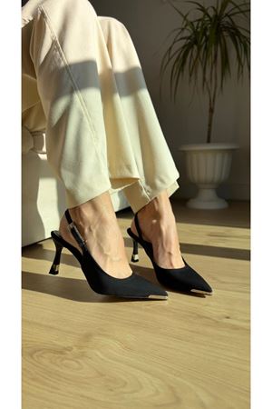 CERY Siyah Bayan Topuklu Ayakkabı