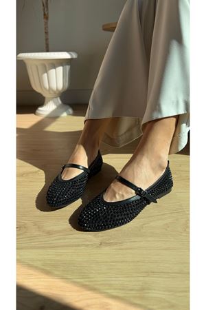 Shine Siyah Bayan Babet