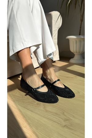 Shine Siyah Bayan Babet