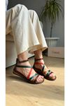 Kali Hakiki Deri Multi Sandalet