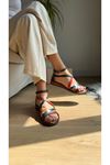Kali Hakiki Deri Multi Sandalet